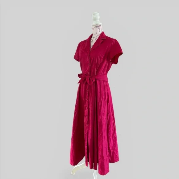J. Peterman Short-Sleeve 1947 Dress - Picture 2 of 4